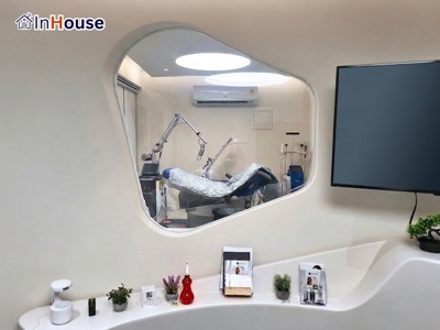 คลินิกเสริมความงาม Beauty Clinic ฟิล์มไฟฟ้า Smart Film กระจกฝ้าไฟฟ้า Smart Glass · InHouse