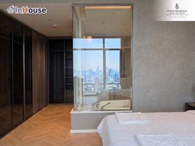 Sexy Bathroom โรงแรม · Pool Villa · ฟิล์มไฟฟ้า Smart Film · กระจกฝ้าไฟฟ้า Smart Glass · Four Seasons Private Residences · Botanica · InHouse