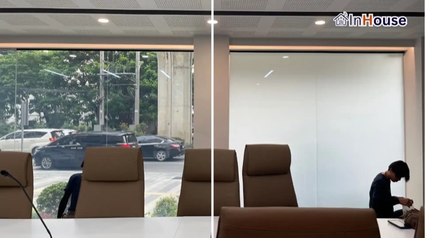 BCC – High-Privacy Conference Room ติดตั้งฟิล์มไฟฟ้า โดย InHouse Technology