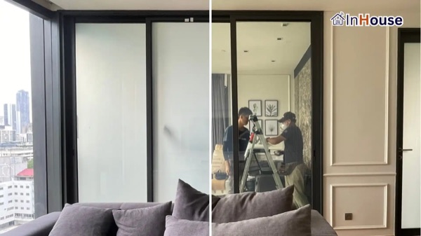 Beatniq Sukhumvit 32 – Sliding Partition ติดตั้งฟิล์มไฟฟ้า โดย InHouse Technology