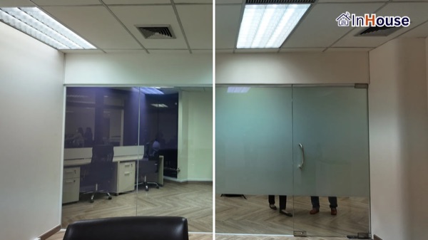 I Asia – ห้องผู้บริหาร ติดตั้งฟิล์มไฟฟ้า โดย InHouse Technology