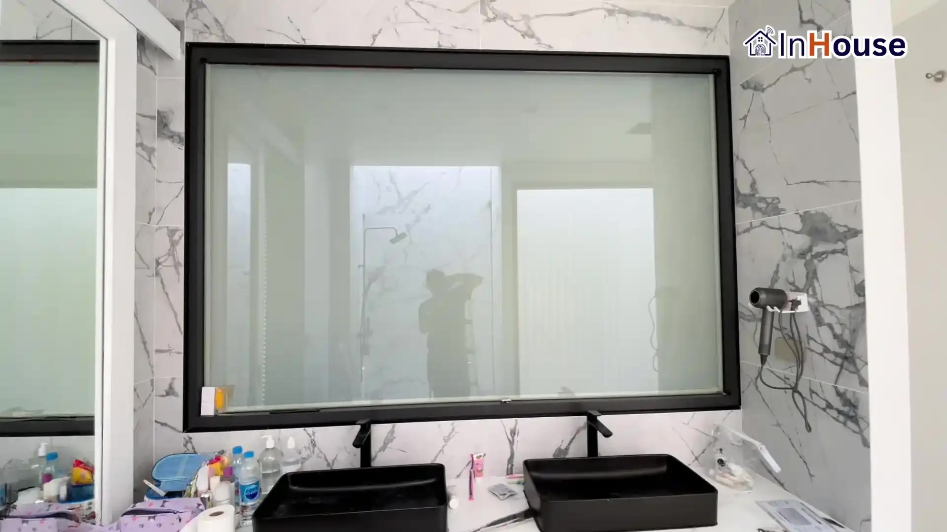 ผลงานติดตั้งฟิล์มไฟฟ้า Prim prime – Luxury Bathroom โดย InHouse Technology